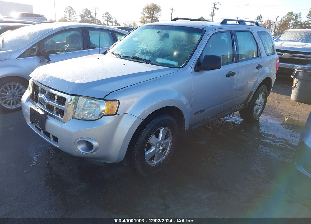 2008 FORD ESCAPE XLS/XLS MANUAL VIN: 1FMCU02Z38KA38038