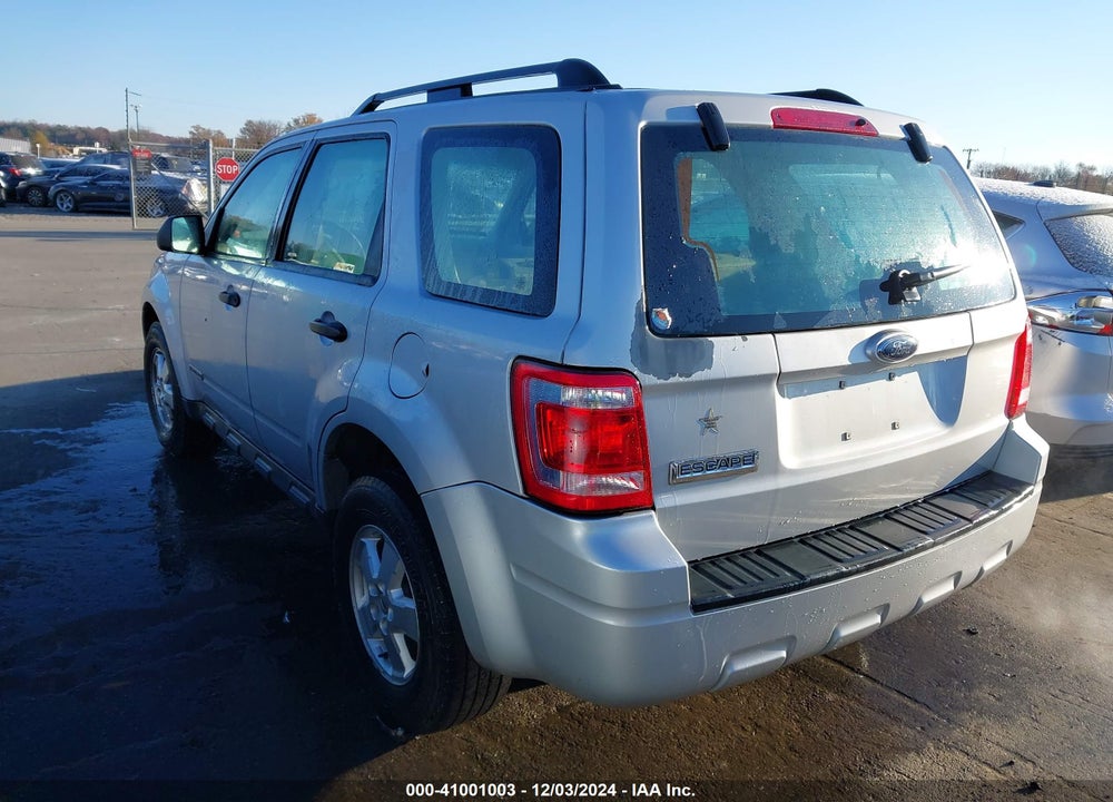 2008 FORD ESCAPE XLS/XLS MANUAL VIN: 1FMCU02Z38KA38038