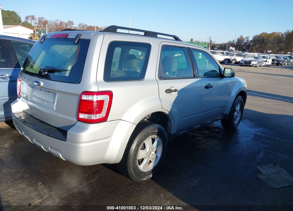 2008 FORD ESCAPE XLS/XLS MANUAL VIN: 1FMCU02Z38KA38038
