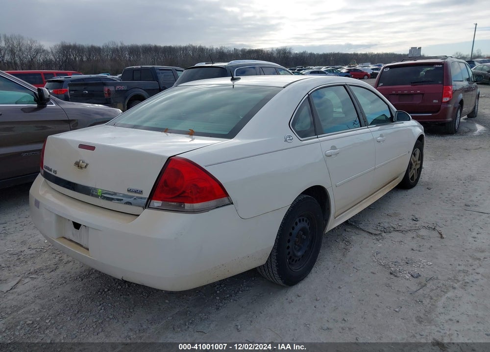 2009 CHEVROLET IMPALA LS VIN: 2G1WB57K491260808