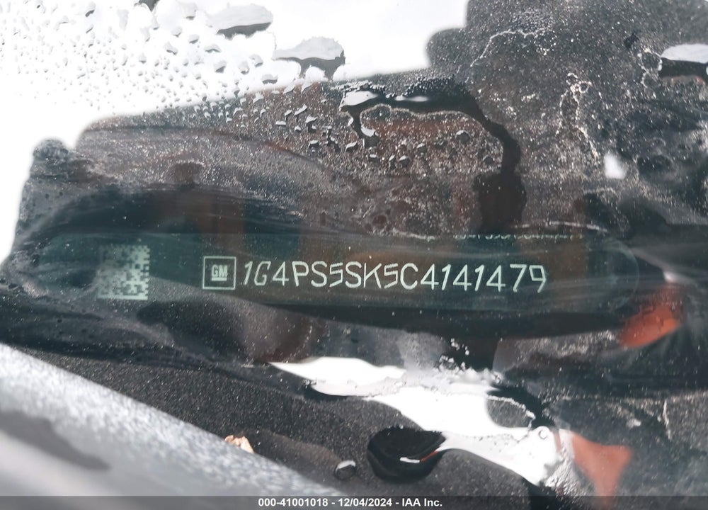 2012 BUICK VERANO LEATHER GROUP VIN: 1G4PS5SK5C4141479