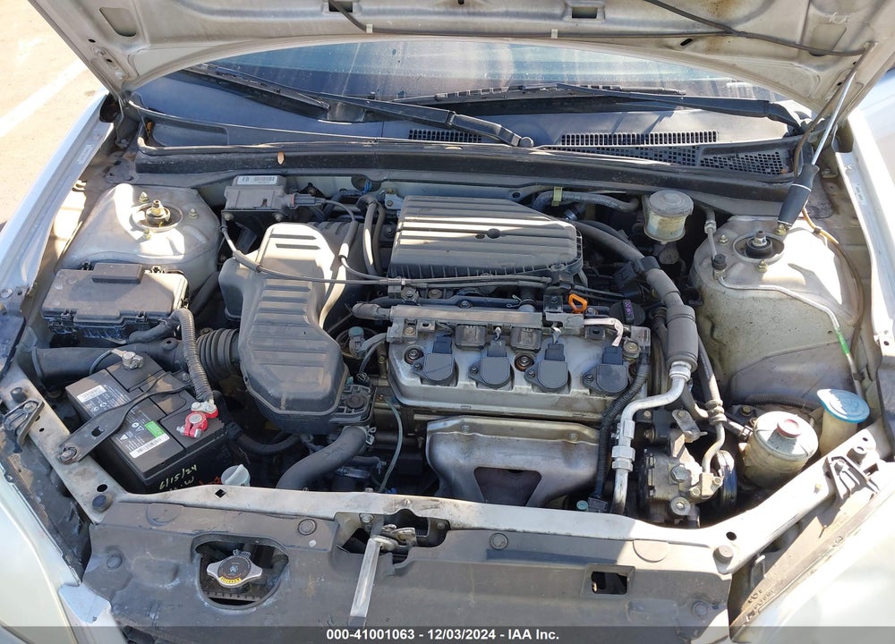 2004 HONDA CIVIC LX VIN: 1HGEM22574L029970