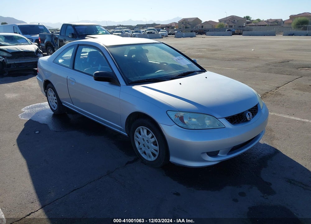 2004 HONDA CIVIC LX VIN: 1HGEM22574L029970