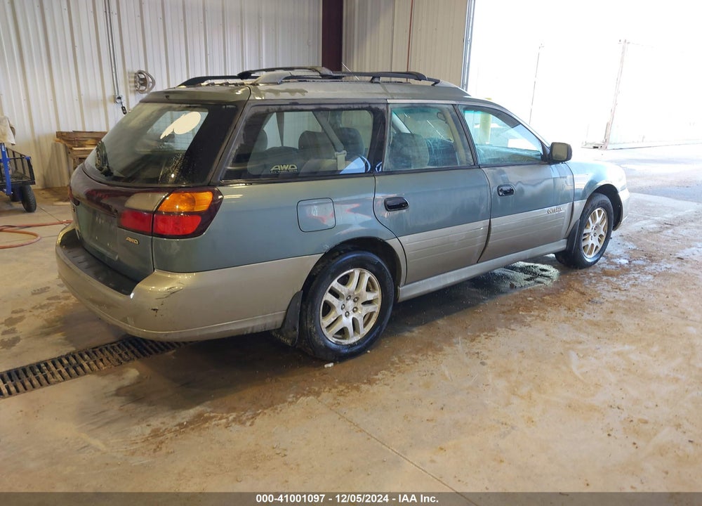 2000 SUBARU OUTBACK VIN: 4S3BH6754Y7639202