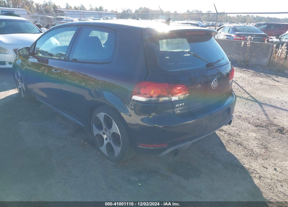 2010 VOLKSWAGEN GTI 2-DOOR VIN: WVWEV7AJ3AW311332