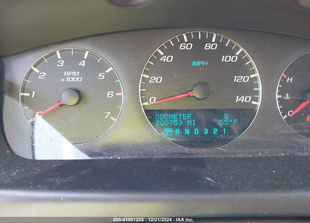 2008 CHEVROLET IMPALA LTZ VIN: 2G1WU583281325624