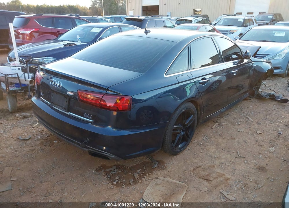 2016 AUDI A6 2.0T PREMIUM PLUS VIN: WAUGFAFC7GN089449