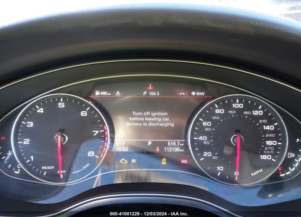 2016 AUDI A6 2.0T PREMIUM PLUS VIN: WAUGFAFC7GN089449