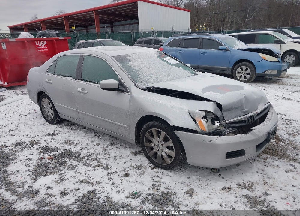 2007 HONDA ACCORD 3.0 EX VIN: 1HGCM66597A021636