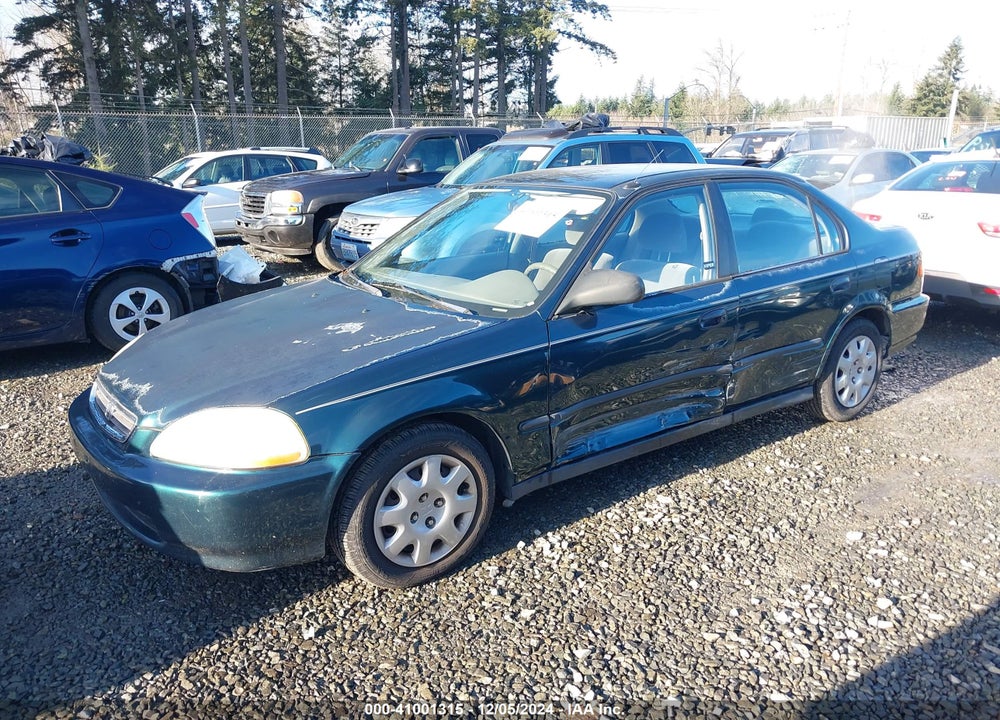 1998 HONDA CIVIC DX VIN: 2HGEJ6628WH560420