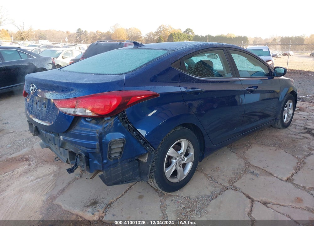 2015 HYUNDAI ELANTRA SE VIN: 5NPDH4AE7FH614762