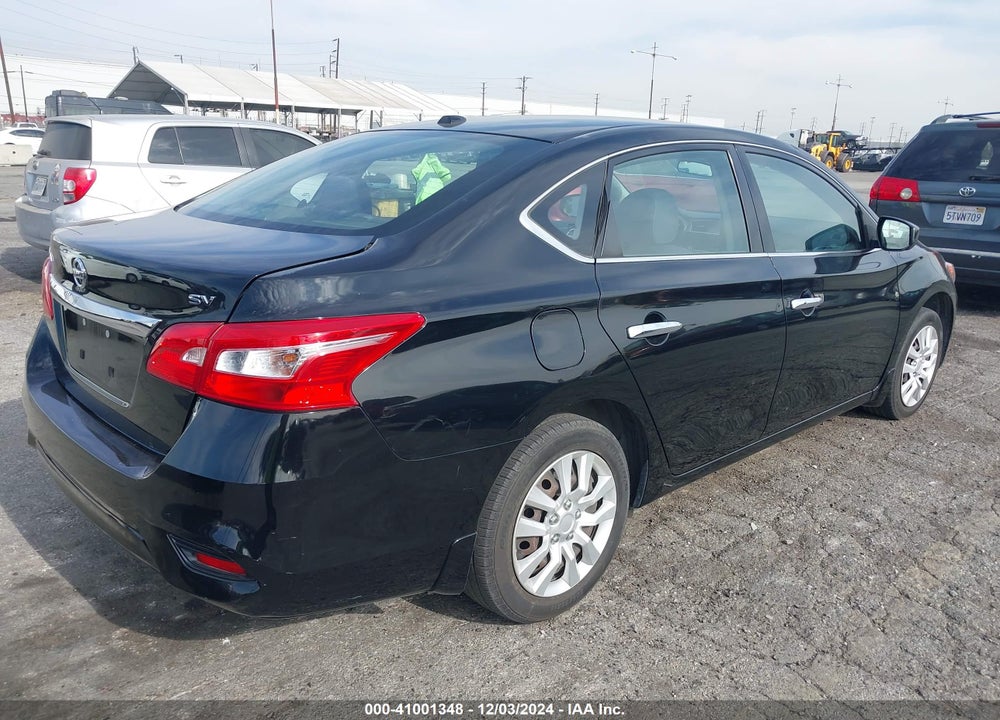 2016 NISSAN SENTRA SV VIN: 3N1AB7AP7GY213596