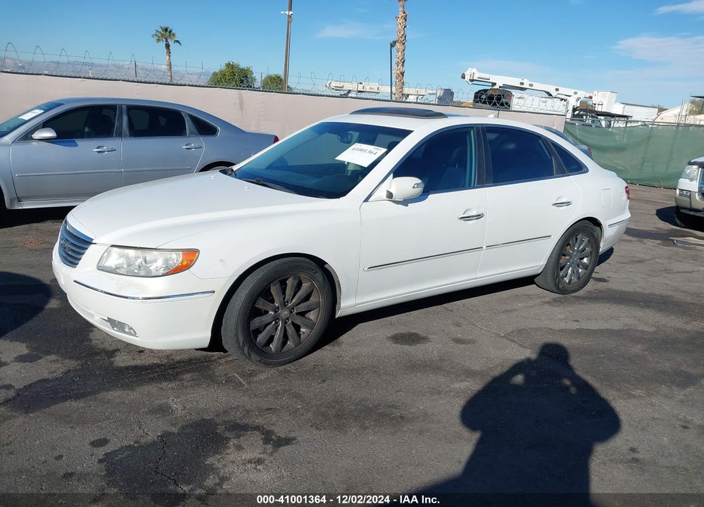 2009 HYUNDAI AZERA LIMITED VIN: KMHFC46F19A356884