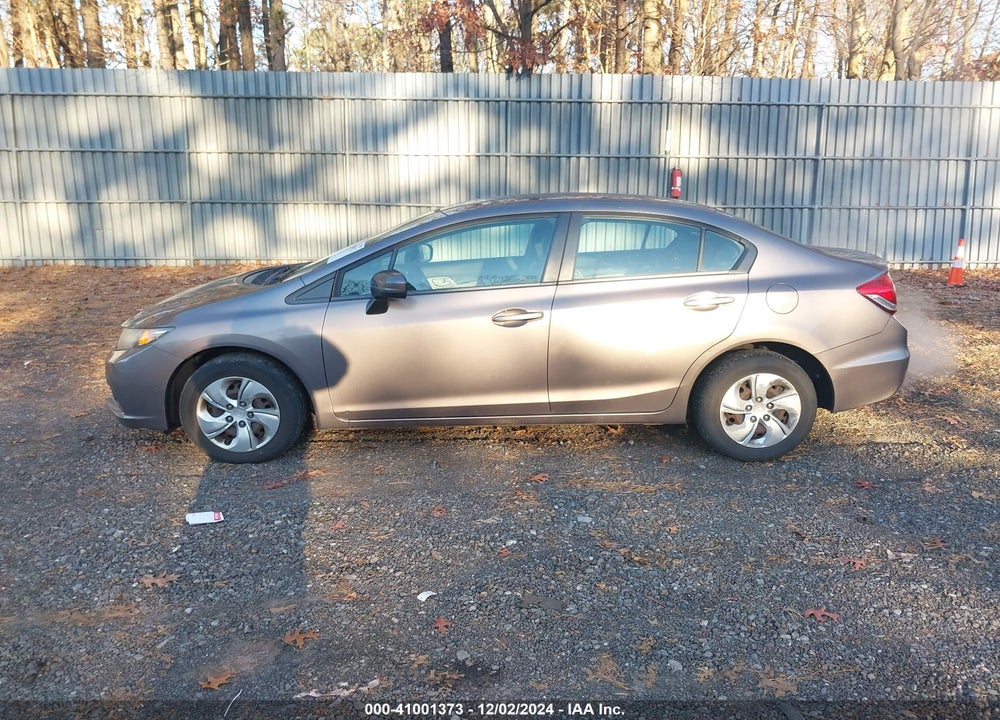 2015 HONDA CIVIC LX VIN: 19XFB2F53FE287028