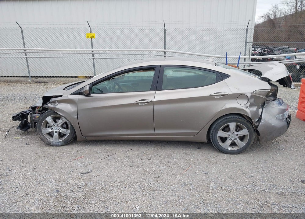 2013 HYUNDAI ELANTRA GLS VIN: 5NPDH4AE6DH351693