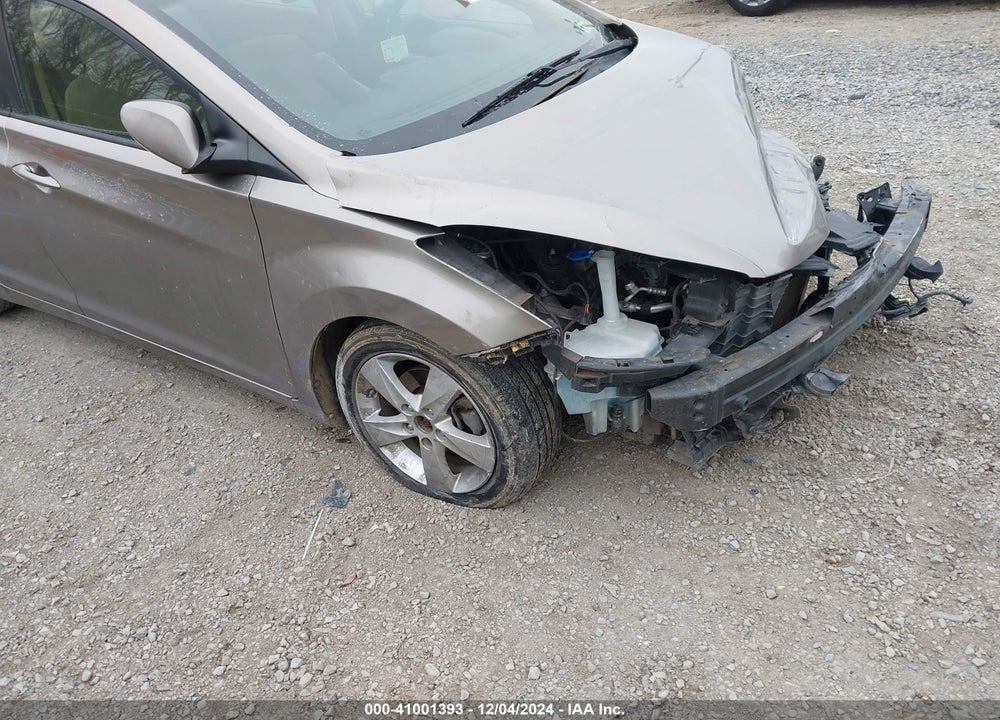 2013 HYUNDAI ELANTRA GLS VIN: 5NPDH4AE6DH351693