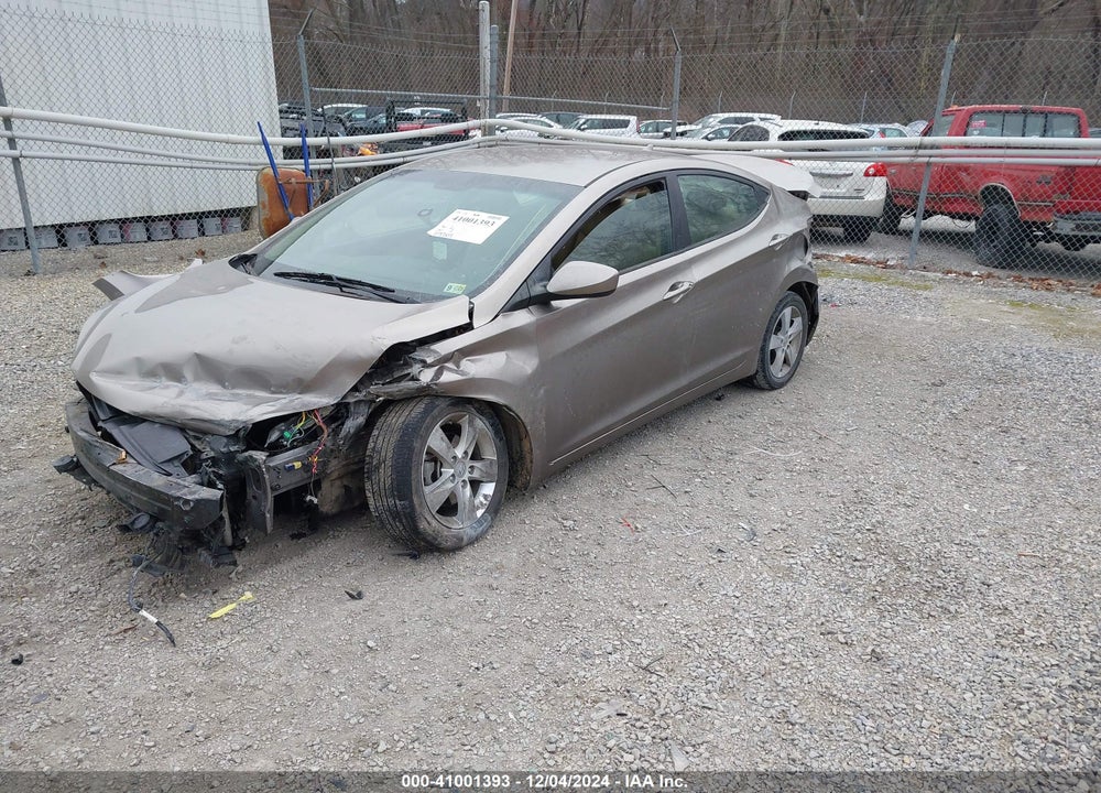 2013 HYUNDAI ELANTRA GLS VIN: 5NPDH4AE6DH351693