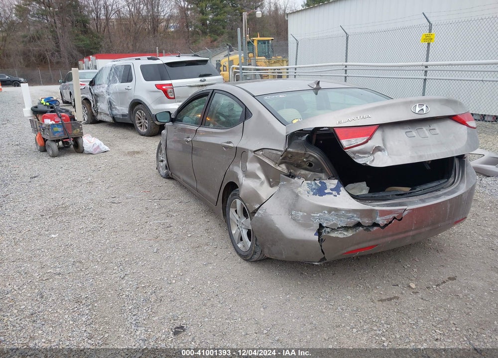 2013 HYUNDAI ELANTRA GLS VIN: 5NPDH4AE6DH351693