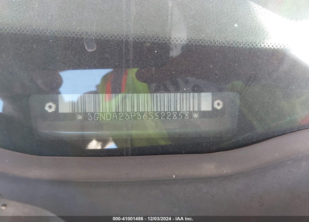 2006 CHEVROLET HHR LT VIN: 3GNDA23P36S522858