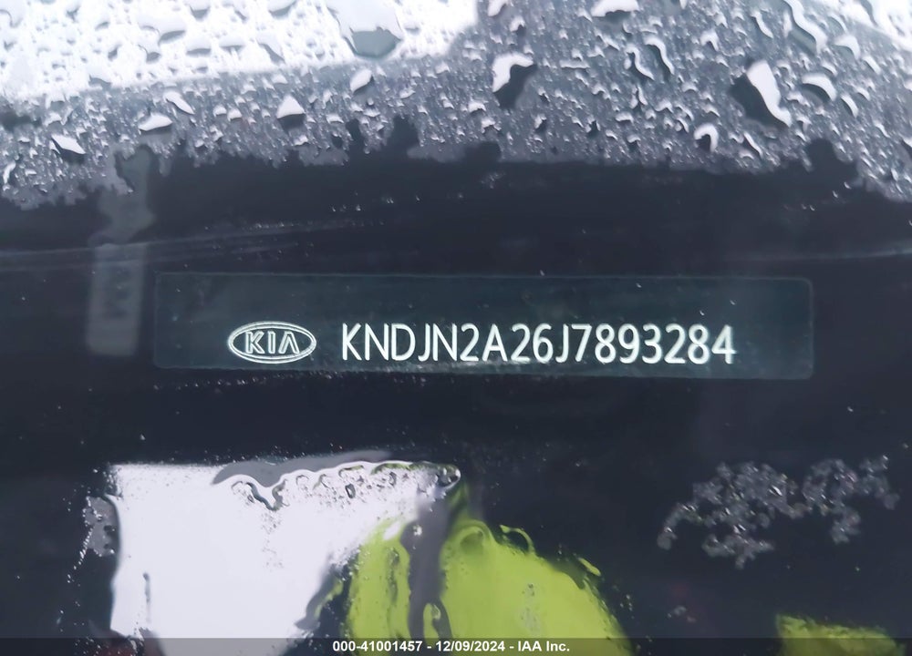 2018 KIA SOUL VIN: KNDJN2A26J7893284