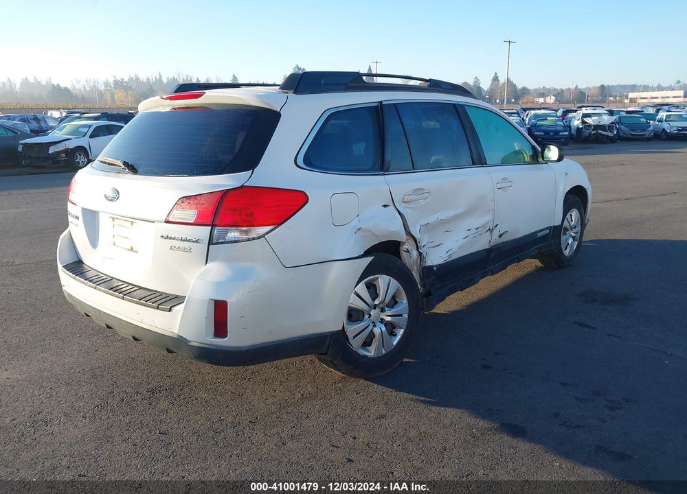 2012 SUBARU OUTBACK 2.5I VIN: 4S4BRBAC5C1208310