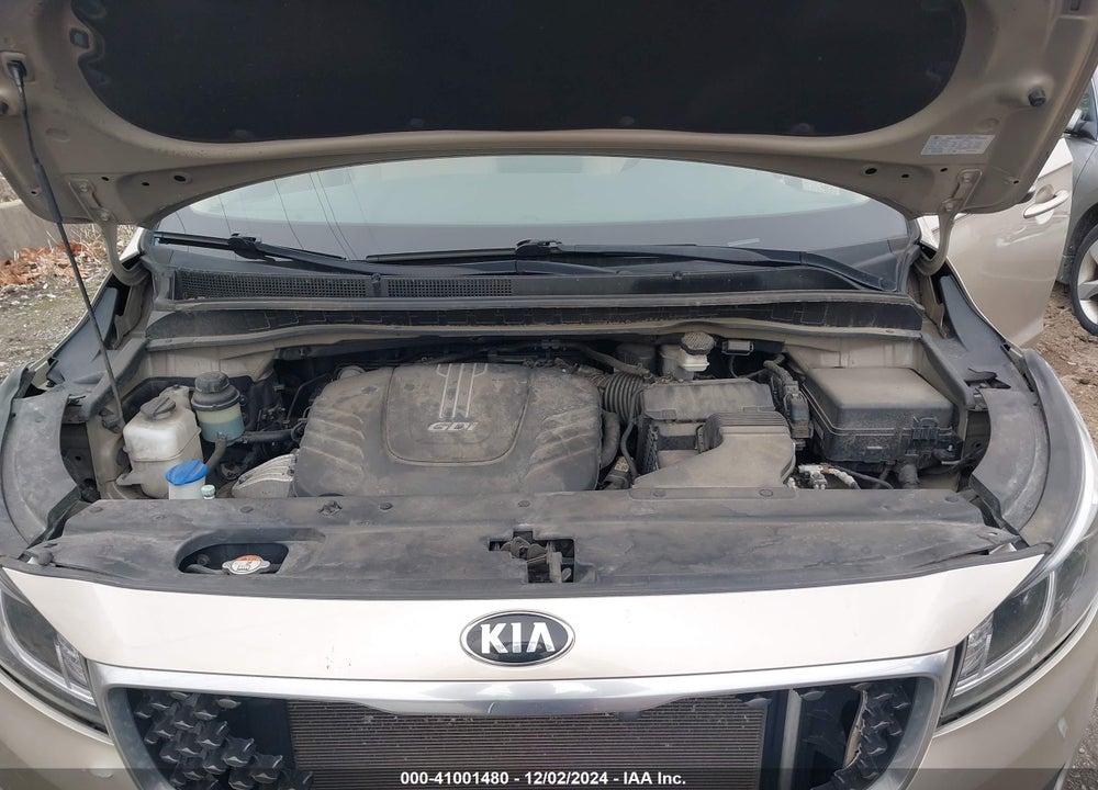 2016 KIA SEDONA LX VIN: KNDMB5C12G6151877