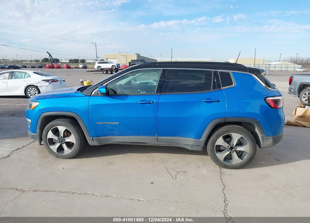 2018 JEEP COMPASS LATITUDE FWD VIN: 3C4NJCBB9JT105885