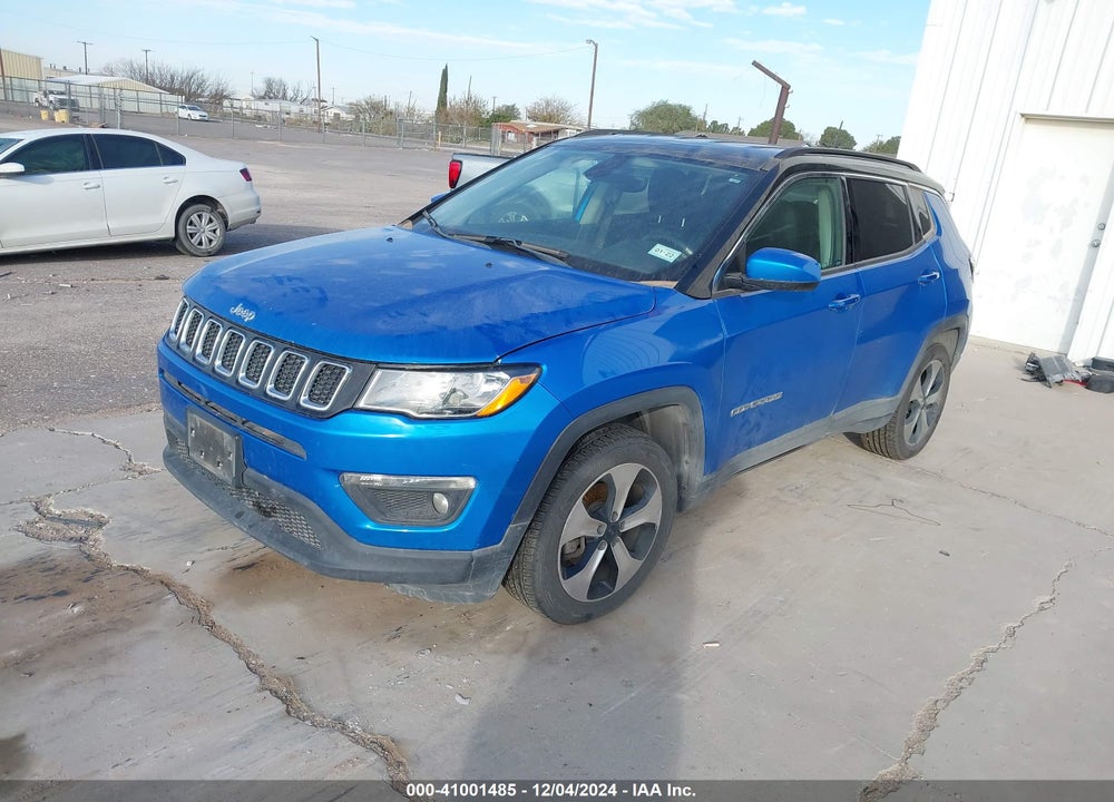 2018 JEEP COMPASS LATITUDE FWD VIN: 3C4NJCBB9JT105885