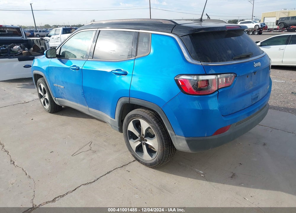 2018 JEEP COMPASS LATITUDE FWD VIN: 3C4NJCBB9JT105885