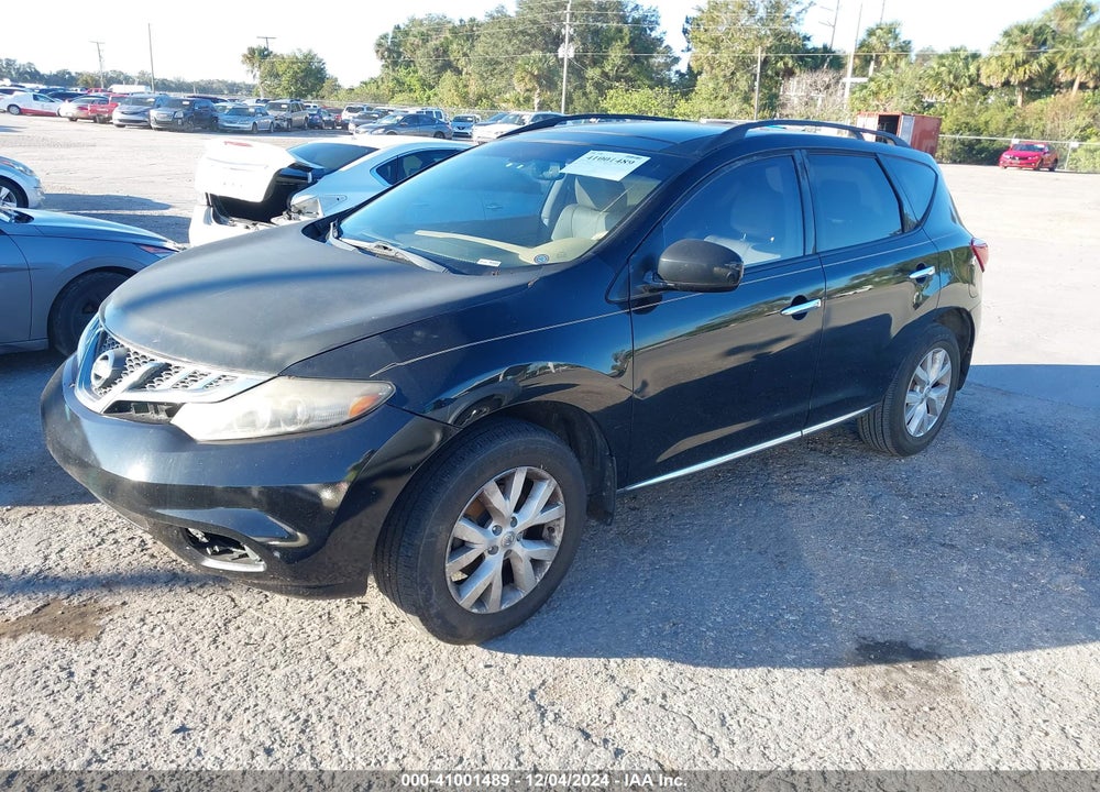 2011 NISSAN MURANO SL VIN: JN8AZ1MU0BW059714