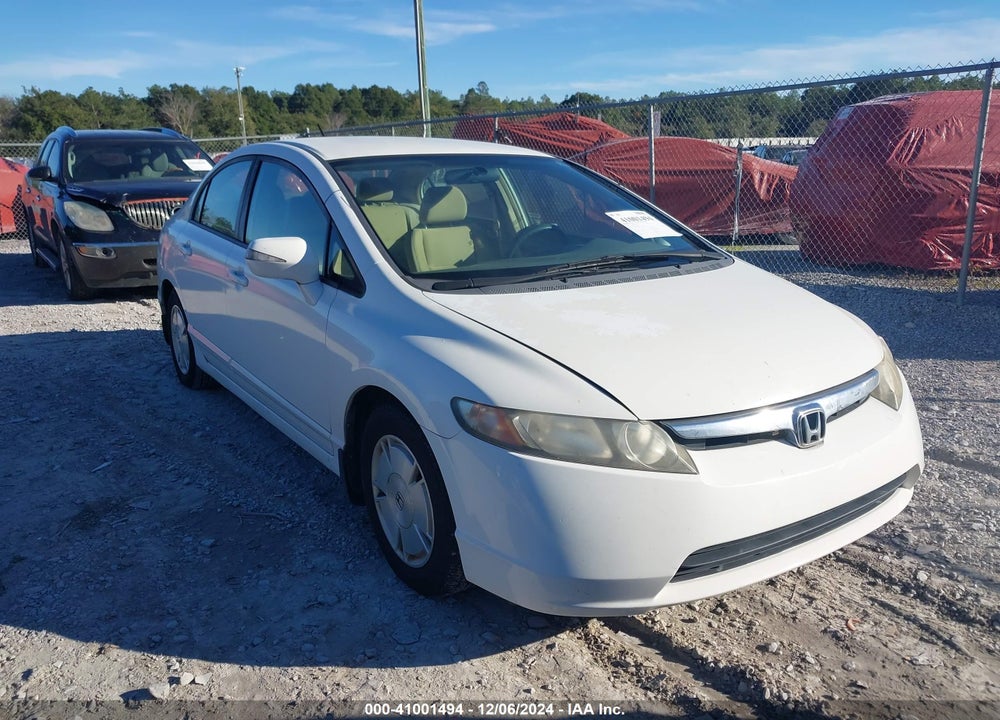 2008 HONDA CIVIC HYBRID VIN: JHMFA36238S007878