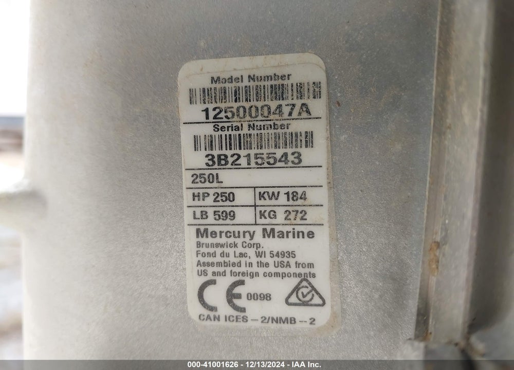 2022 BARLETTA PONTOON VIN: BDF11261E222