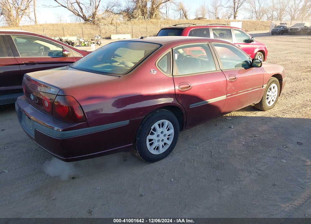 2003 CHEVROLET IMPALA VIN: 2G1WF52E639244088