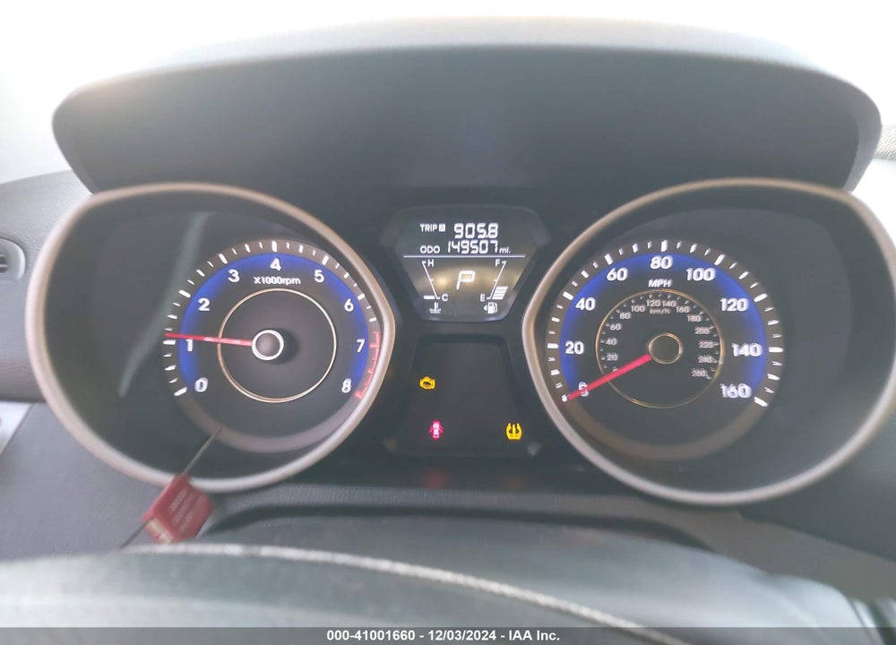 2011 HYUNDAI ELANTRA LIMITED (ULSAN PLANT) VIN: KMHDH4AE1BU132901