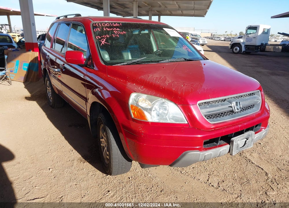 2003 HONDA PILOT EX-L VIN: 2HKYF18593H554345