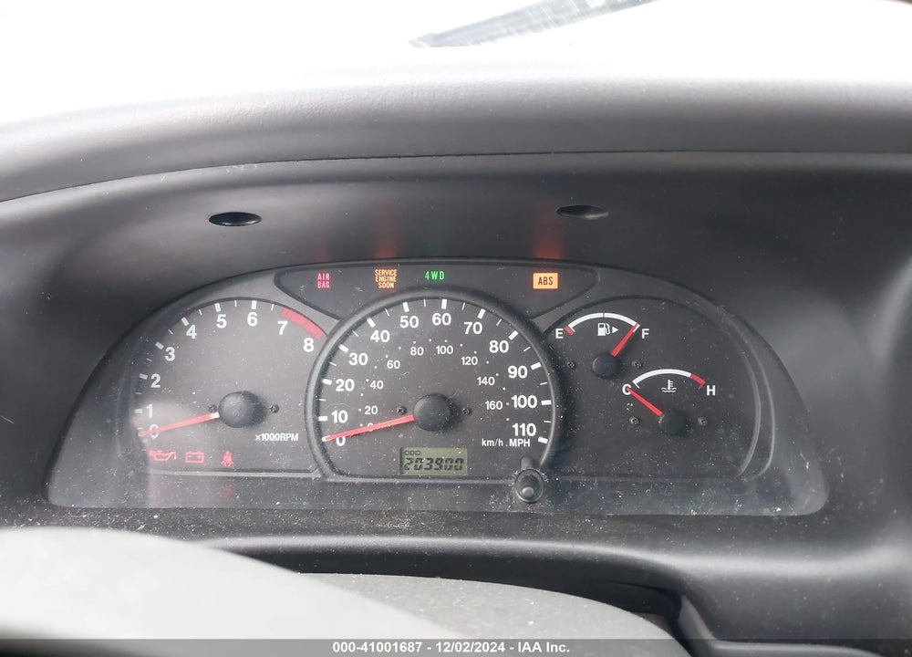 2003 CHEVROLET TRACKER HARD TOP ZR2 VIN: 2CNBJ734136940537