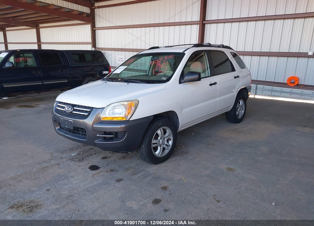 2008 KIA SPORTAGE LX V6 VIN: KNDJE723387549586