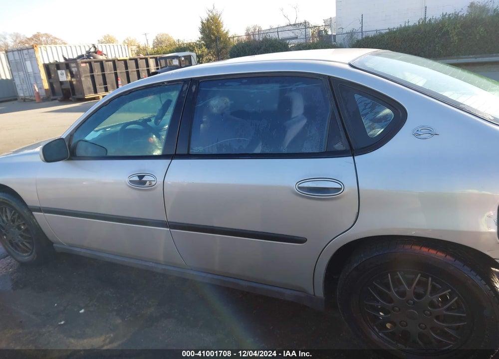 2003 CHEVROLET IMPALA POLICE VIN: 2G1WF55K239382762