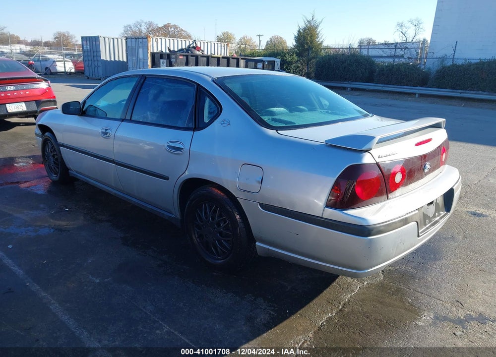 2003 CHEVROLET IMPALA POLICE VIN: 2G1WF55K239382762