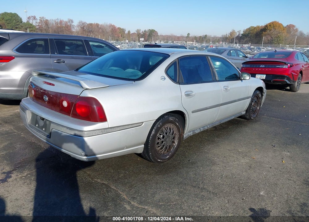 2003 CHEVROLET IMPALA POLICE VIN: 2G1WF55K239382762