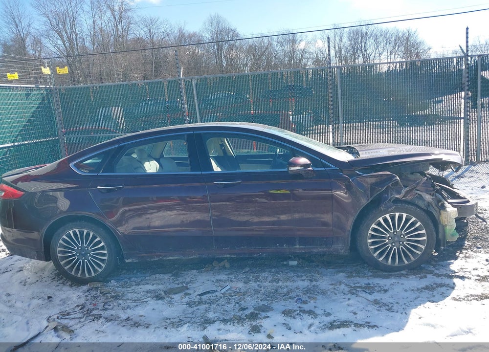 2017 FORD FUSION VIN: 3FA6P0K96HR103684