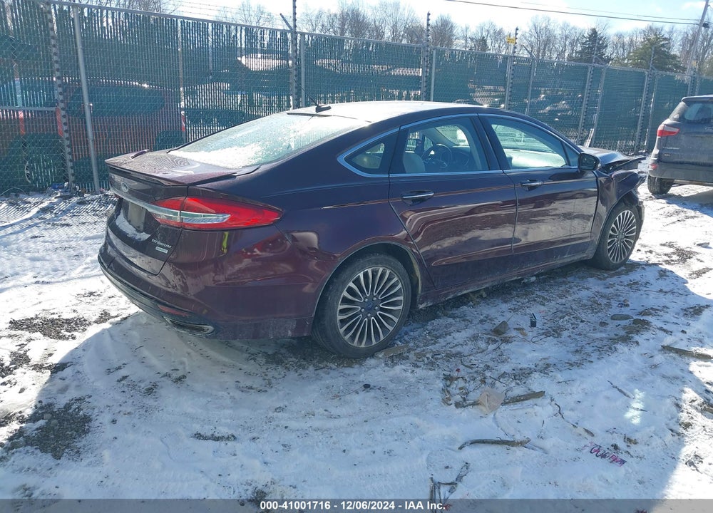 2017 FORD FUSION VIN: 3FA6P0K96HR103684