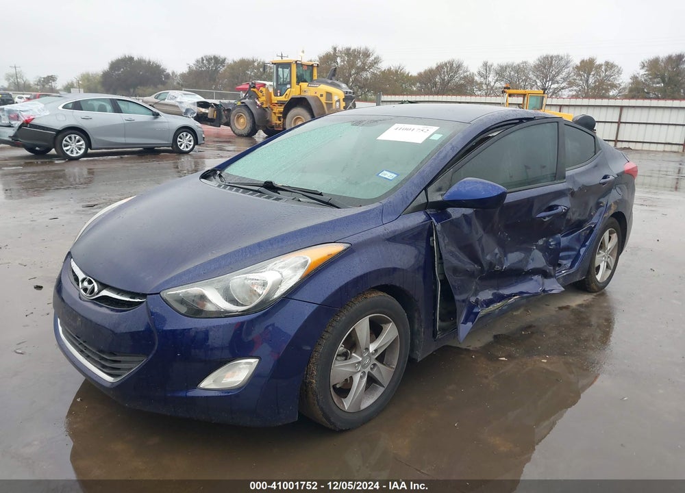 2013 HYUNDAI ELANTRA GLS VIN: 5NPDH4AE0DH386049