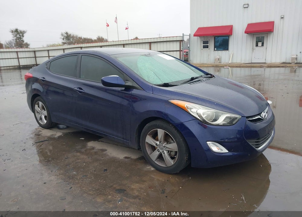 2013 HYUNDAI ELANTRA GLS VIN: 5NPDH4AE0DH386049