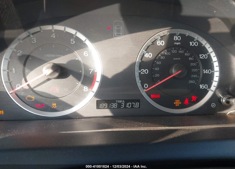 2012 HONDA ACCORD 2.4 EX VIN: 1HGCS1A79CA023947