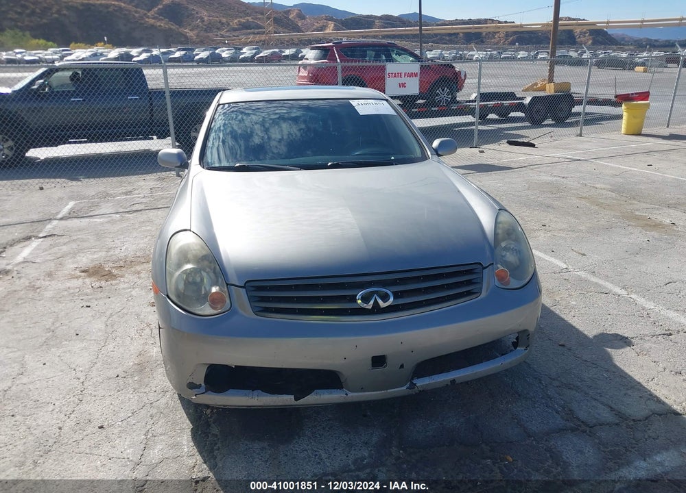 2006 INFINITI G35 VIN: JNKCV51E66M508897