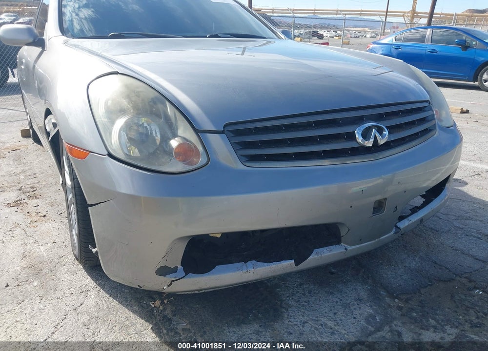 2006 INFINITI G35 VIN: JNKCV51E66M508897