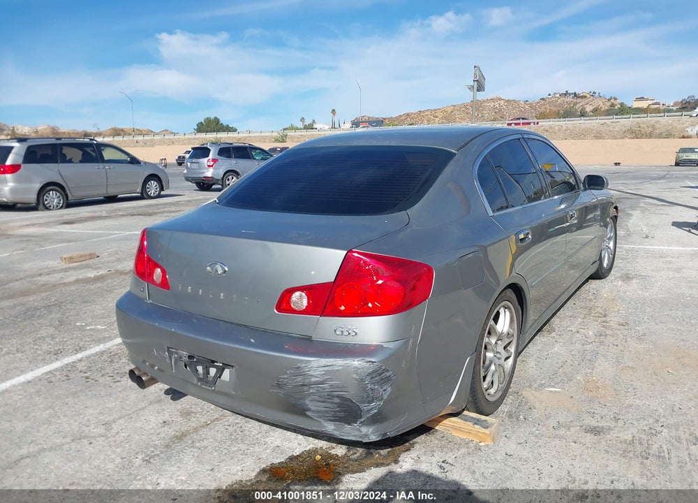 2006 INFINITI G35 VIN: JNKCV51E66M508897