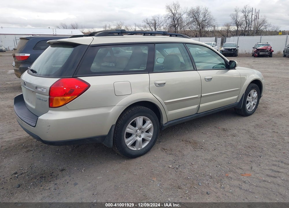 2005 SUBARU OUTBACK 2.5I LIMITED VIN: 4S4BP62C957372302