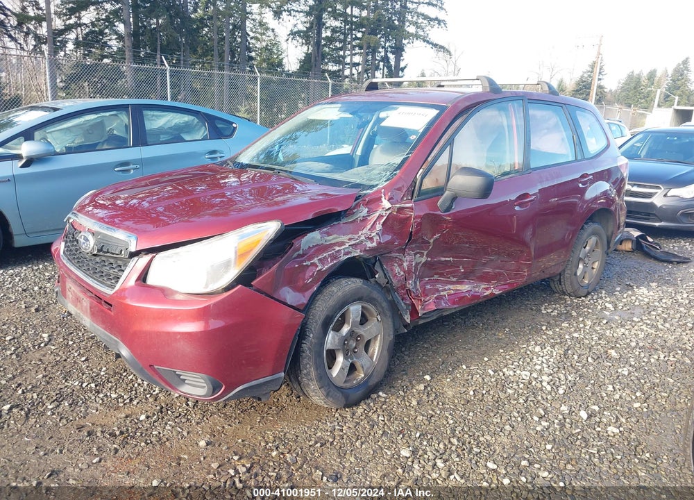 2015 SUBARU FORESTER 2.5I VIN: JF2SJAAC8FG577316